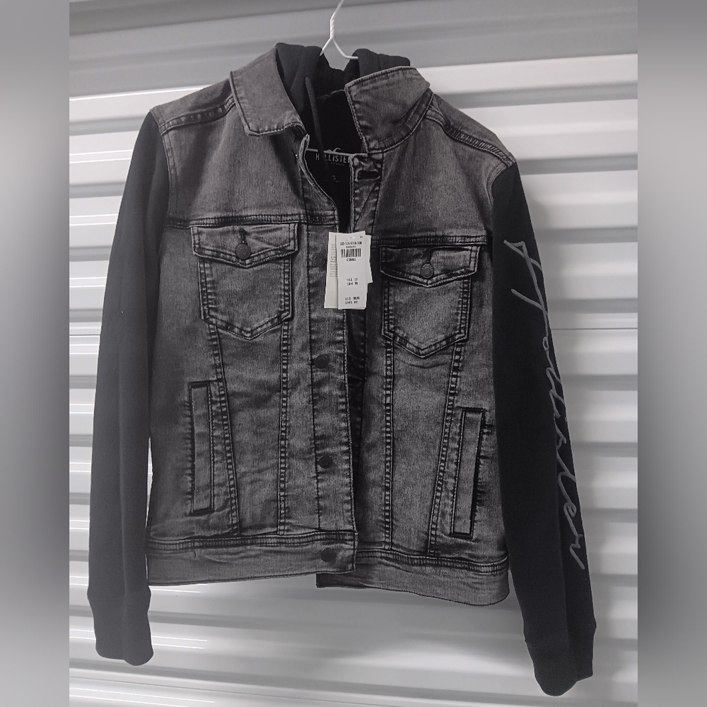 Hollister Hooded Denim Jacket